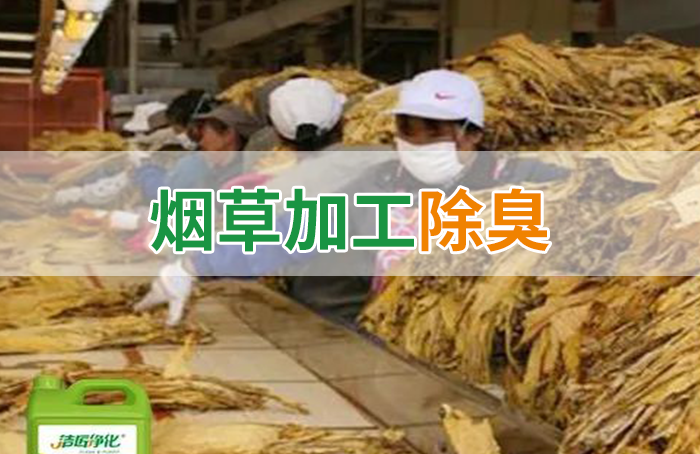 潔匠凈化·的凈工業(yè)除臭劑_煙草加工異味廢氣危害大，快速除臭就用Dejing的凈除臭劑！